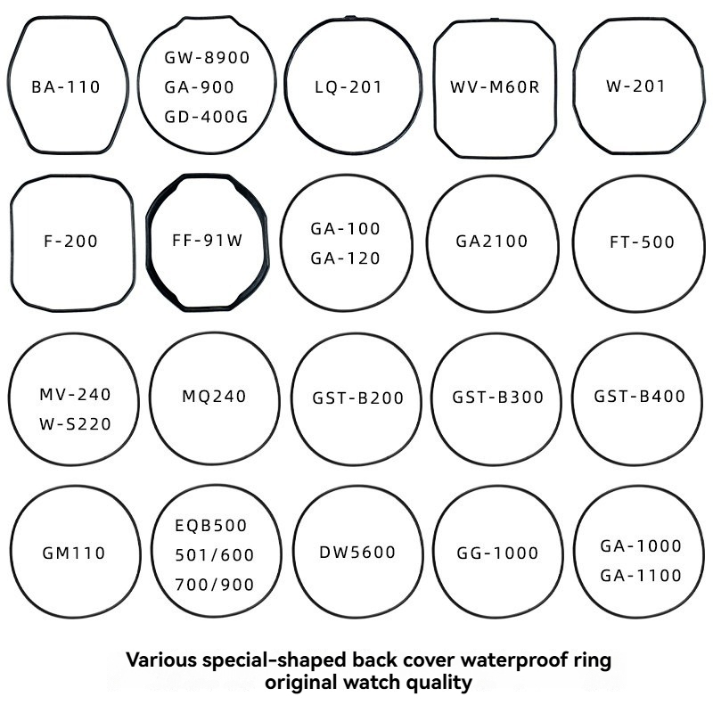 Replacement Waterproof Case Back Gasket for Casio G-SHOCK