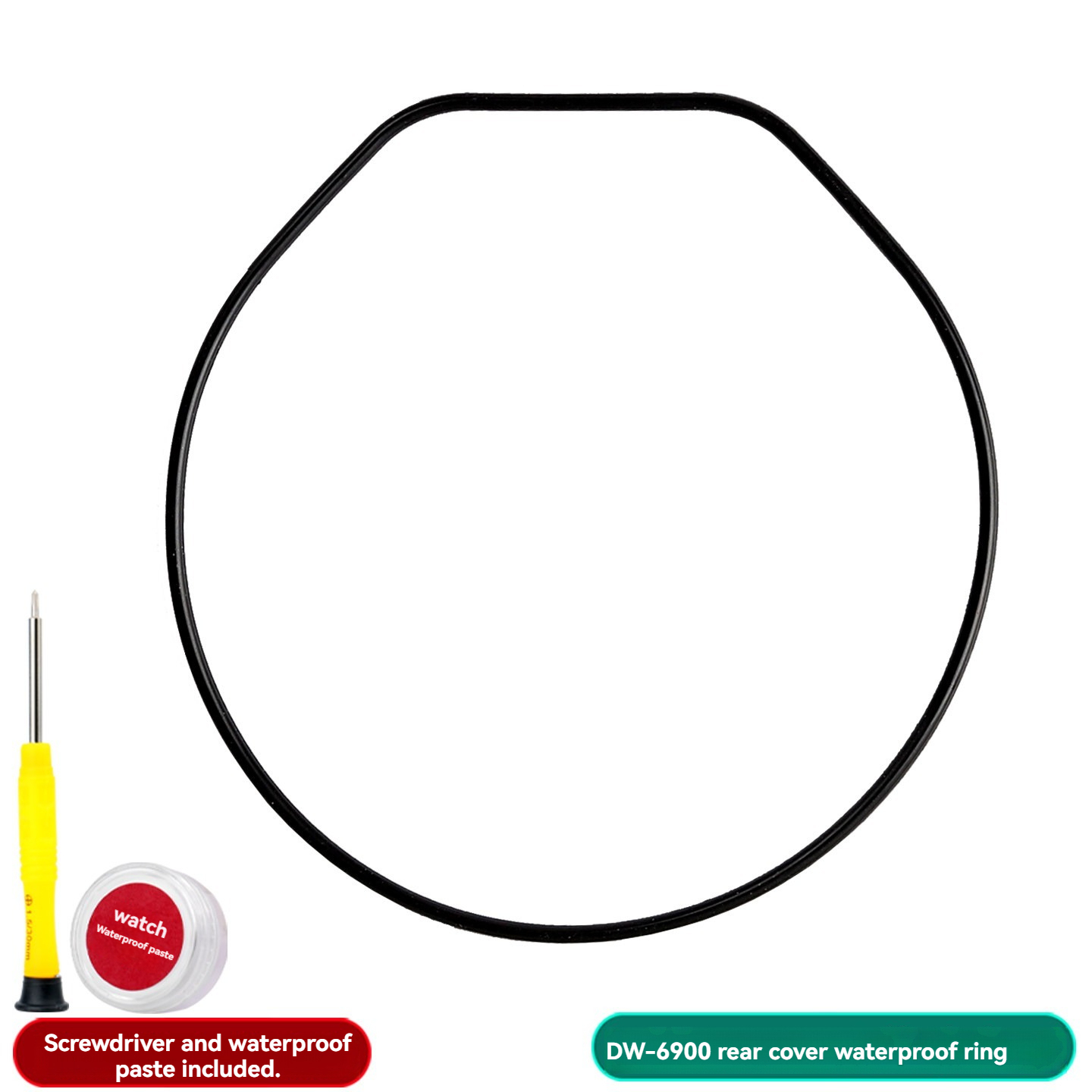 Replacement Waterproof Case Back Gasket for Casio G-SHOCK
