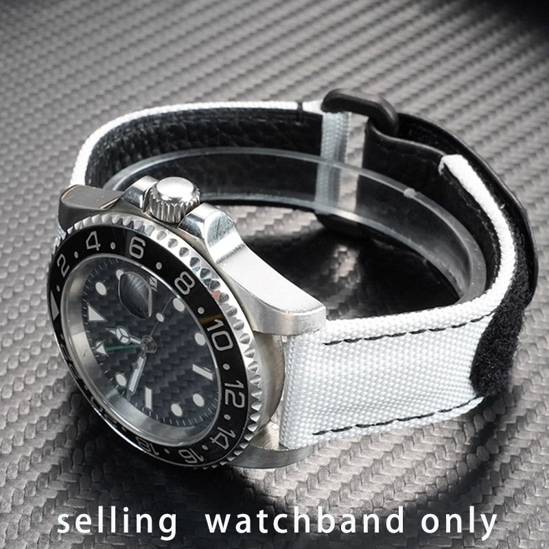 Replacement 20mm Canvas/Nylon Watch Strap for Rolex Submariner/Omega/Seiko