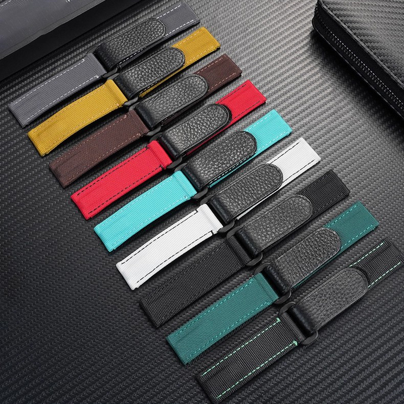 Replacement 20mm Canvas/Nylon Watch Strap for Rolex Submariner/Omega/Seiko