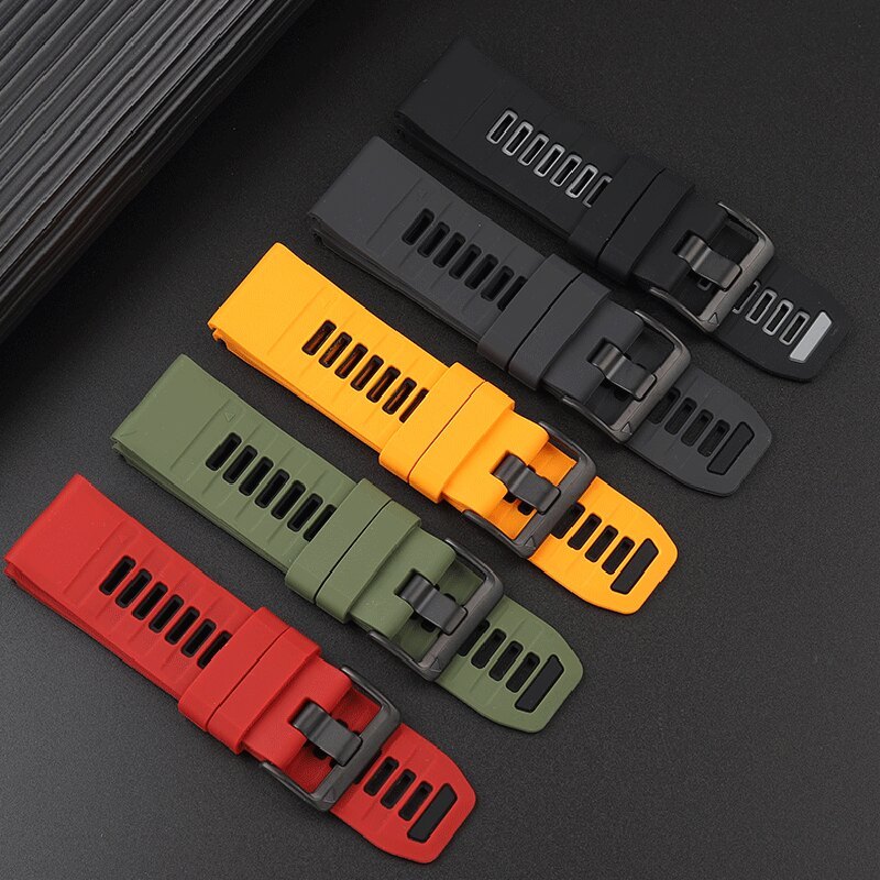 Replacement 22mm Silicone Strap for Garmin Fenix 7/6/Epix Pro/MARQ