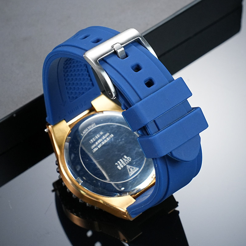 Replacement   Convex End Silicone Strap for GUESS W0149L5