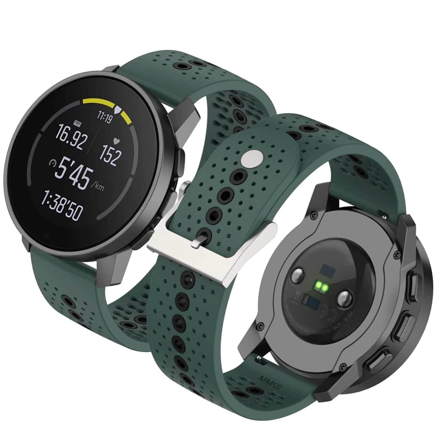 Replacement 22mm Silicone Strap for Suunto Vertical/9 Peak/Race S