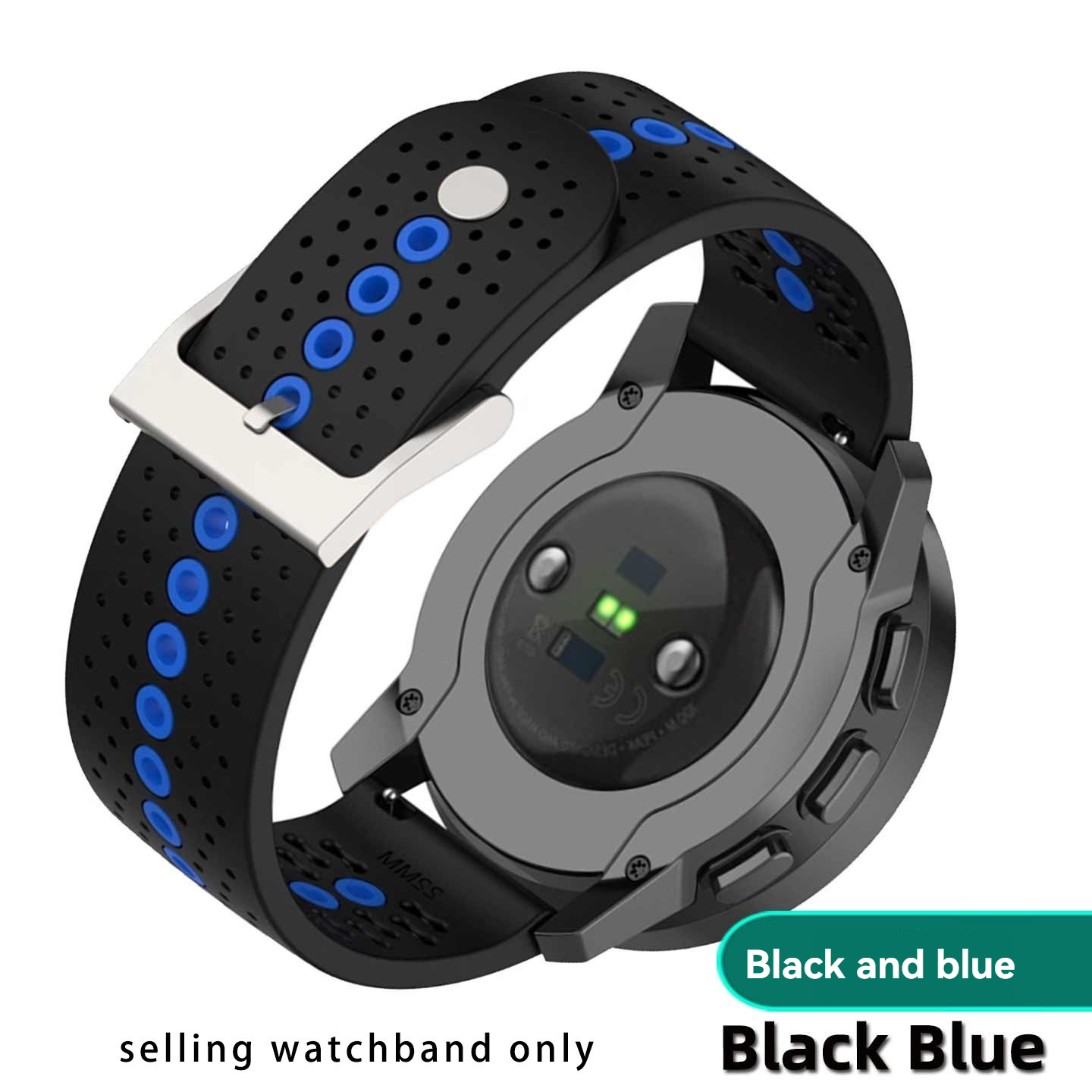 Replacement 22mm Silicone Strap for Suunto Vertical/9 Peak/Race S