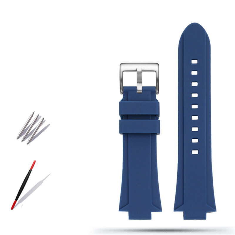 Replacement   Convex End Silicone Strap for GUESS W0149L5
