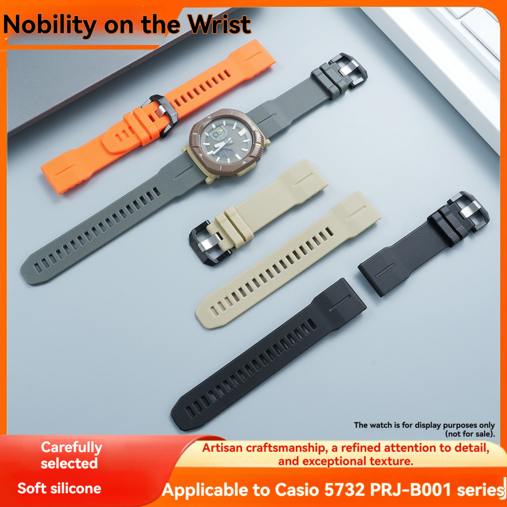 Replacement 23mm Resin Strap for Casio PRO TREK PRJ-B001/PRW-6900