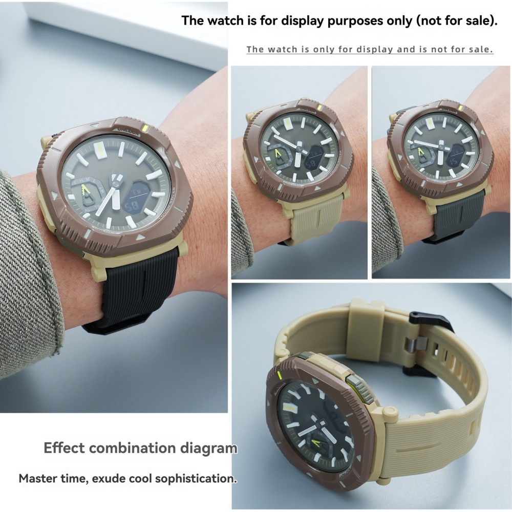 Replacement 23mm Resin Strap for Casio PRO TREK PRJ-B001/PRW-6900