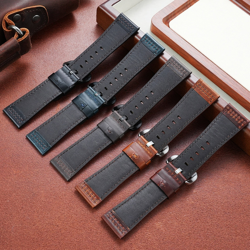 Replacement  26/28mm Vintage Leather Strap for SevenFriday P2/PS1/M2/Q2