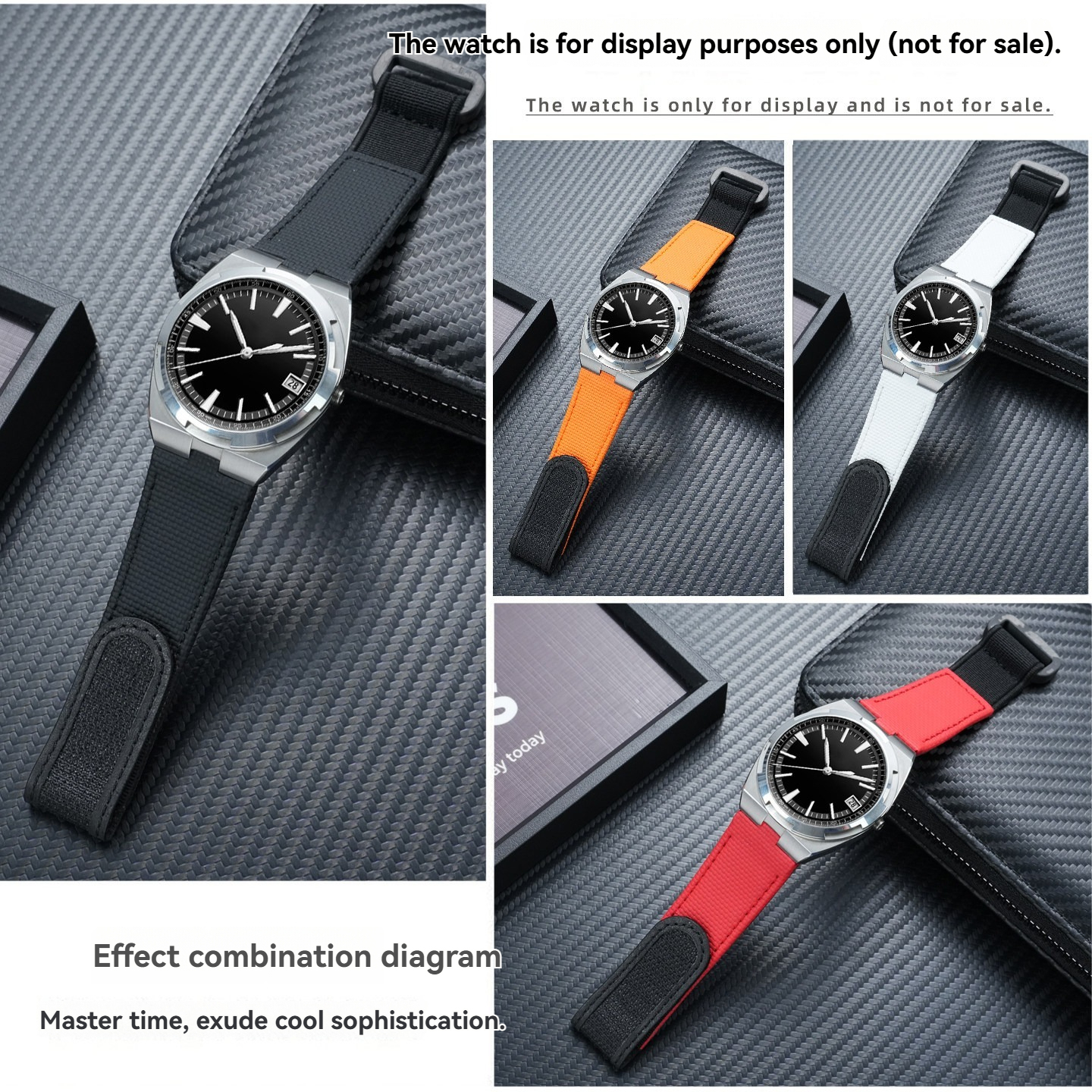 Replacement FKM Rubber Strap for Vacheron Constantin Overseas 4500V/5500V/7920V