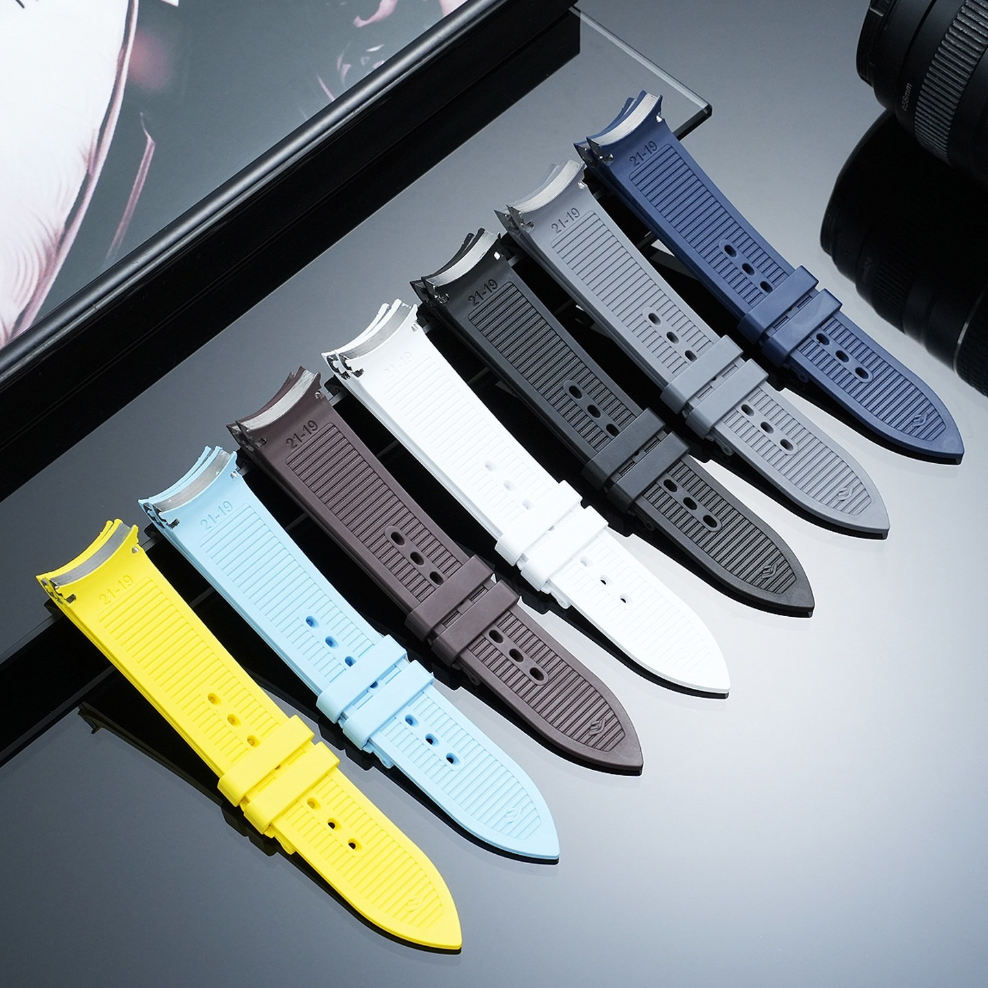 Replacement FKM Rubber Strap for Piaget Polo 42mm