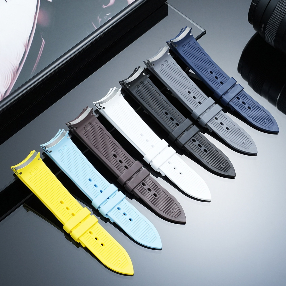 Replacement FKM Rubber Strap for Piaget Polo 42mm