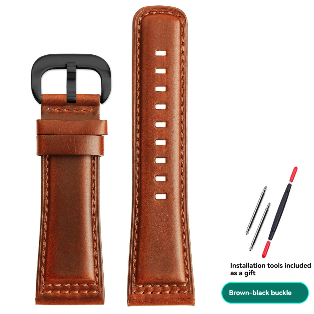 Replacement  26/28mm Vintage Leather Strap for SevenFriday P2/PS1/M2/Q2
