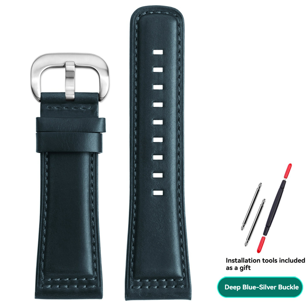 Replacement  26/28mm Vintage Leather Strap for SevenFriday P2/PS1/M2/Q2