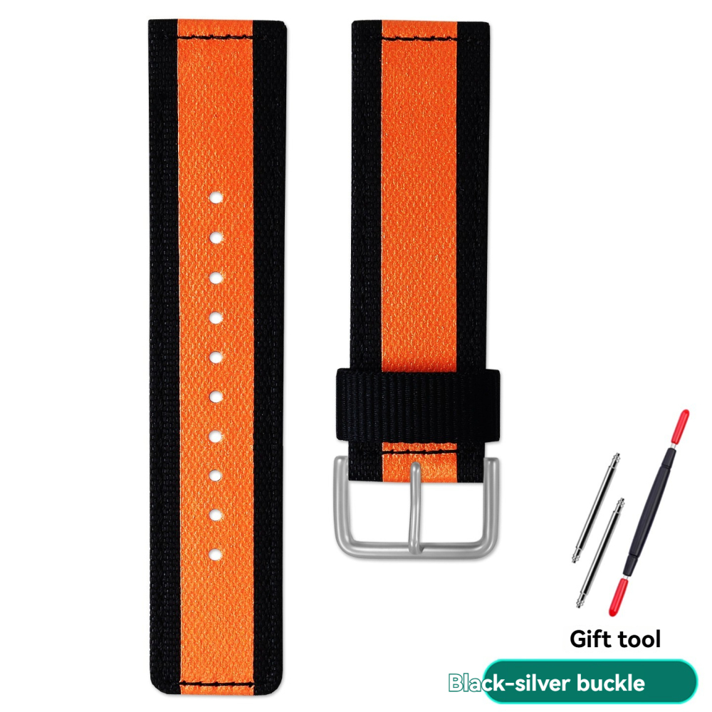Replacement 24mm Canvas/Nylon Strap for Casio GA-900/GA-900TS