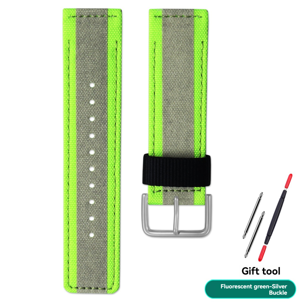 Replacement 24mm Canvas/Nylon Strap for Casio GA-900/GA-900TS