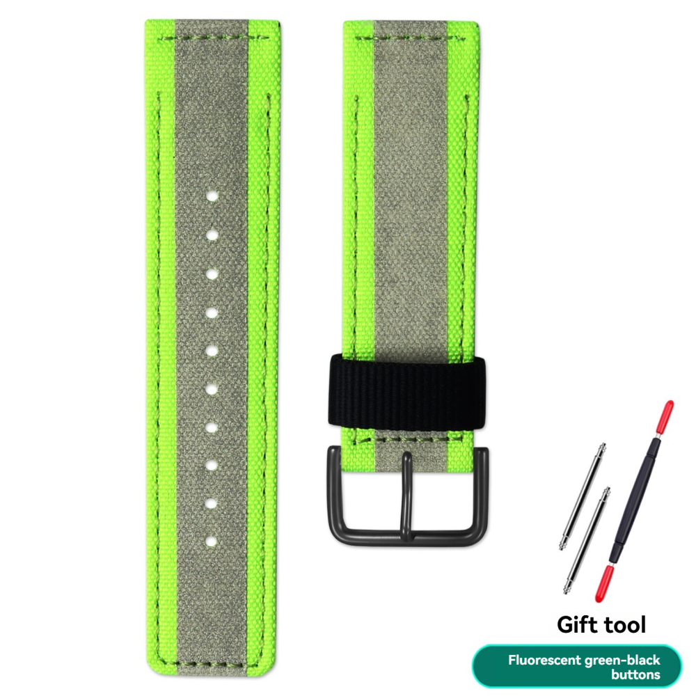 Replacement 24mm Canvas/Nylon Strap for Casio GA-900/GA-900TS