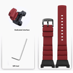 Wine Red - Black