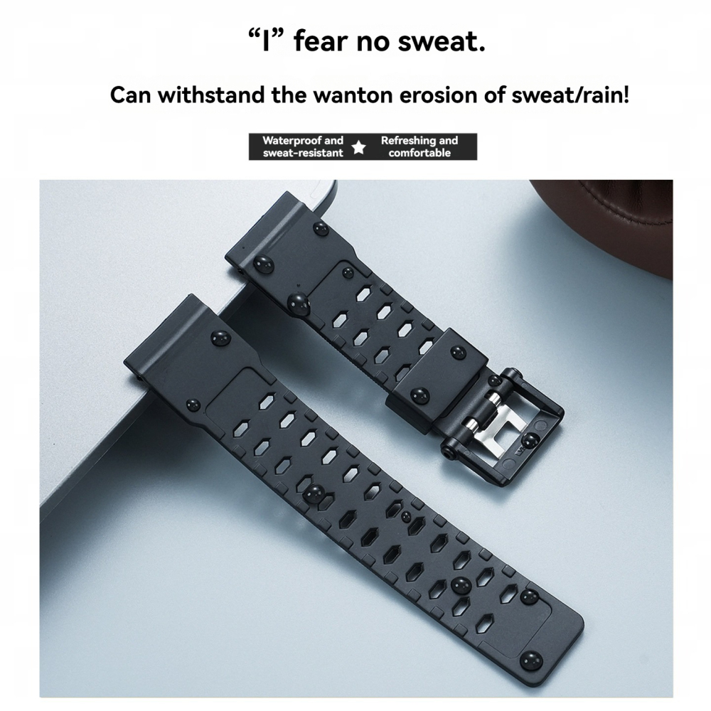 Replacement 24mm Resin Strap for Casio GA-900/GA-900SK