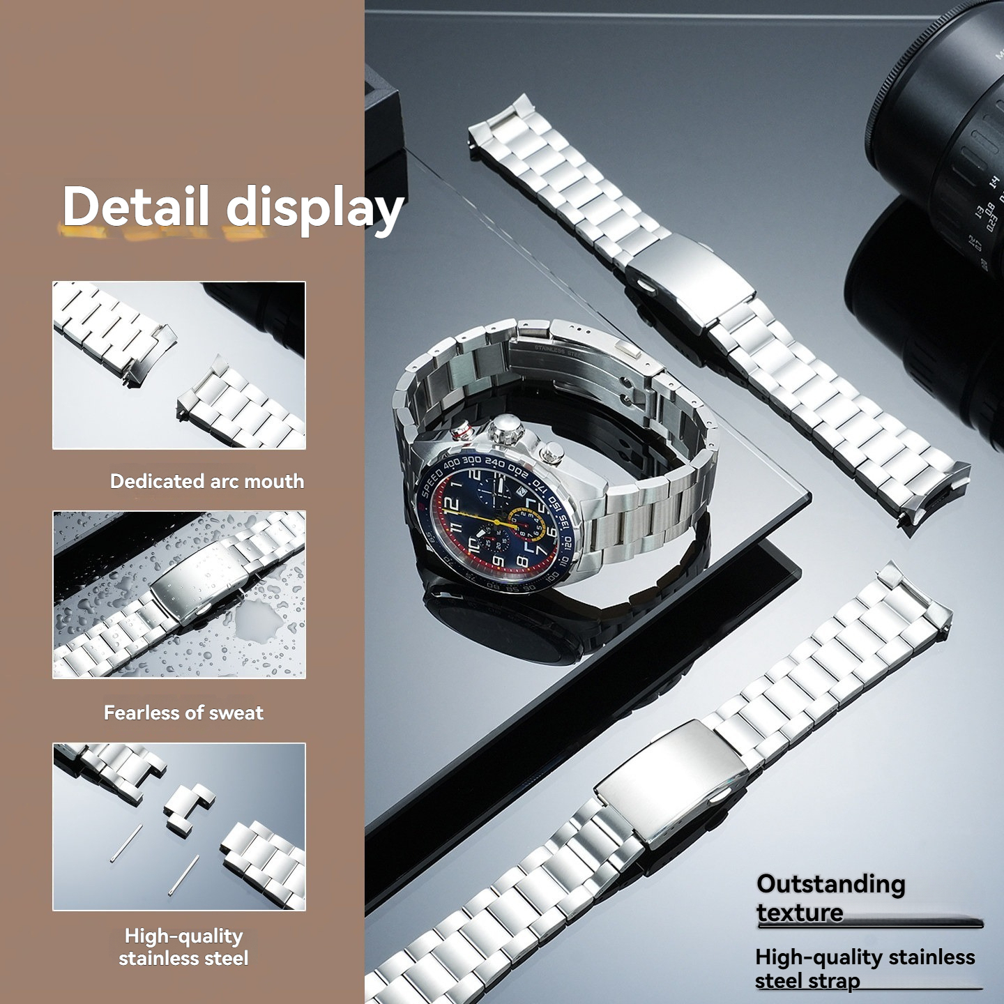 Replacement Stainless Steel Bracelet for TAG Heuer F1 CAZ101