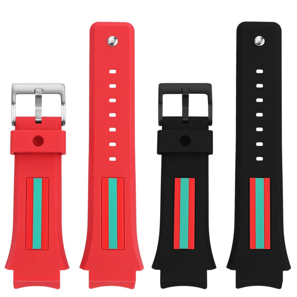 Replacement 21mm Silicone Strap for Gucci YA137.1/YA137.3