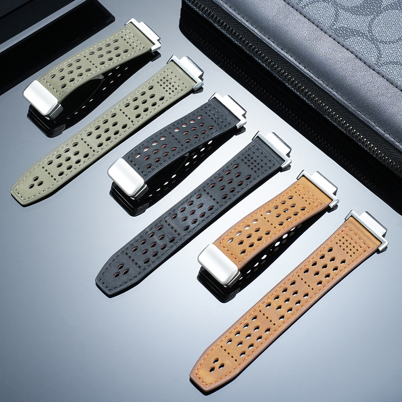 Replacement 22mm Leather Strap for Casio GA-2100/GA-2110