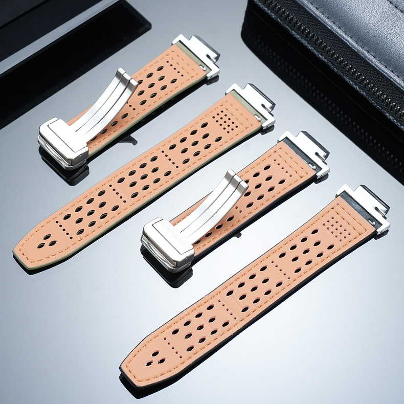 Replacement 22mm Leather Strap for Casio GA-2100/GA-2110