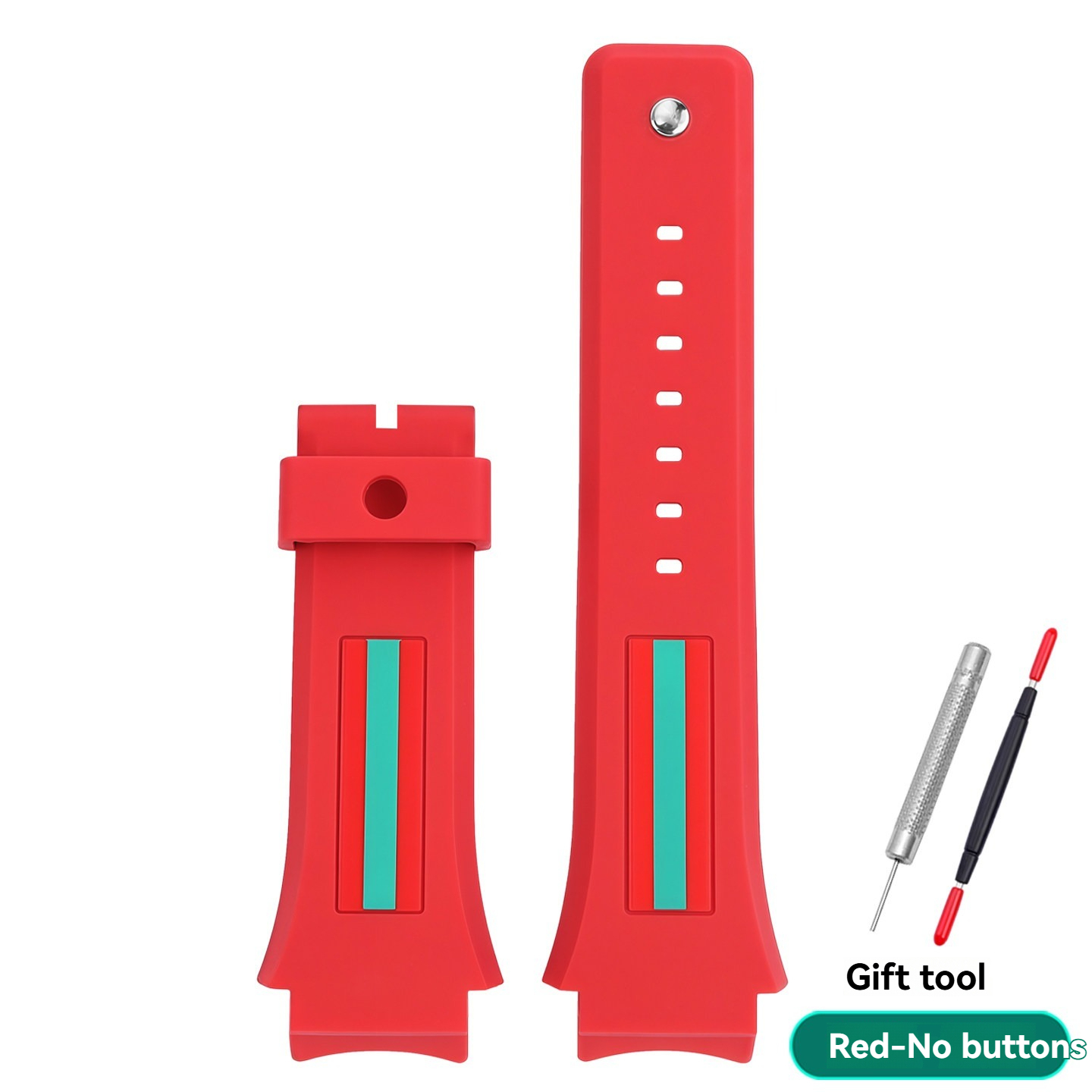 Replacement 21mm Silicone Strap for Gucci YA137.1/YA137.3
