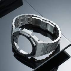 Silver Case With Black Bezel