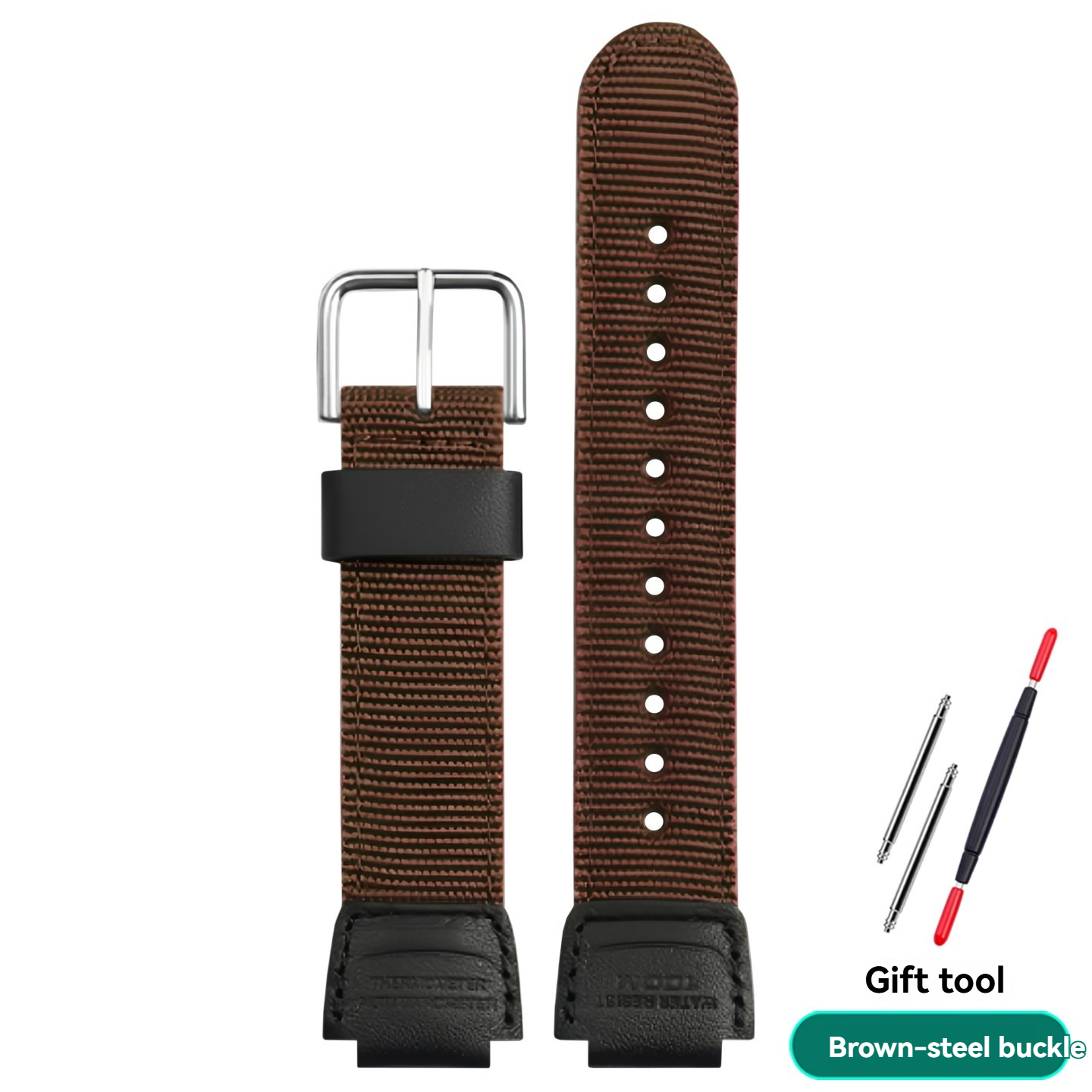 Replacement 19mm Breathable Nylon Strap for Casio FT-500WC