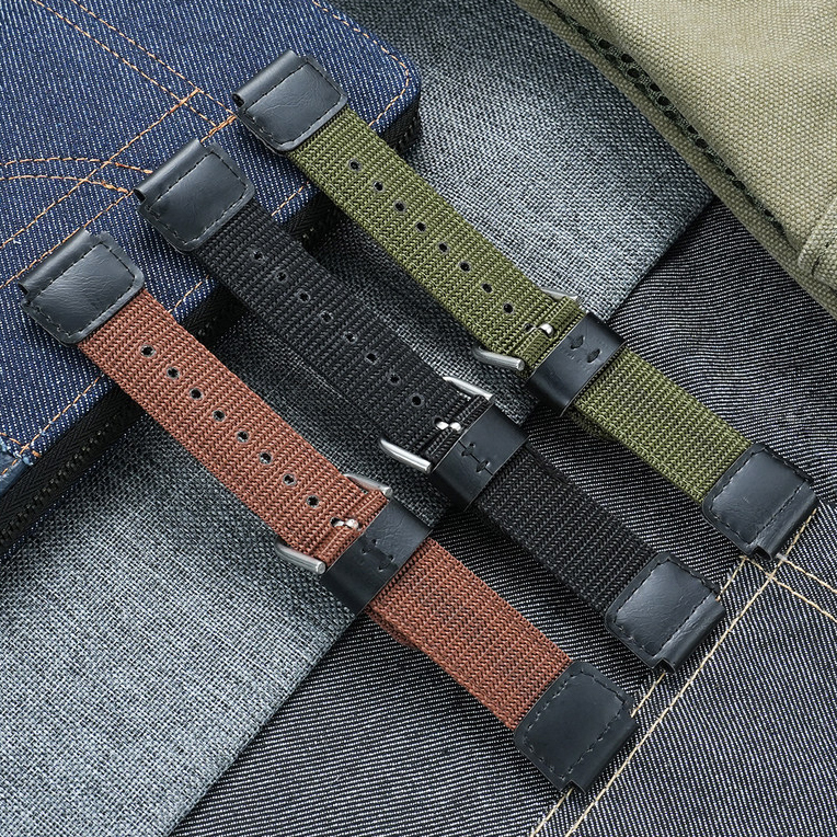 Replacement 19mm Breathable Nylon Strap for Casio FT-500WC