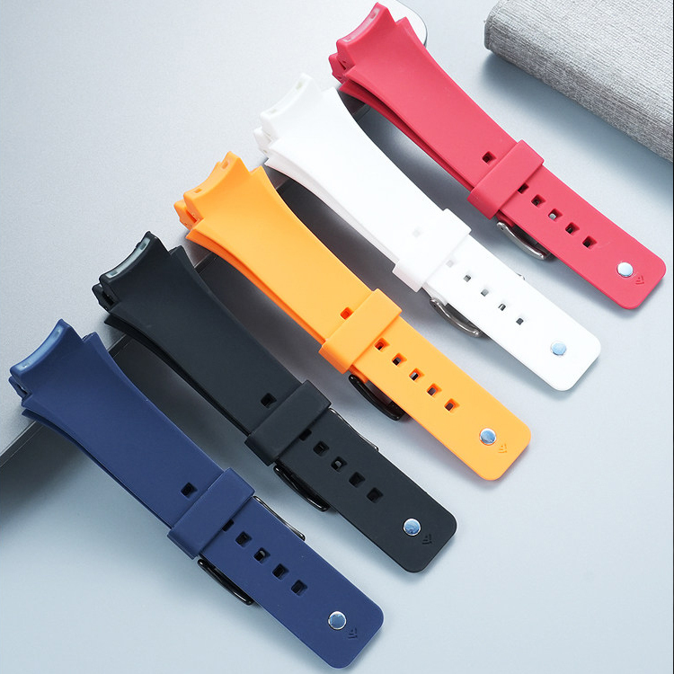 Replacement 21mm Silicone Strap for Gucci YA137.1/YA137.3
