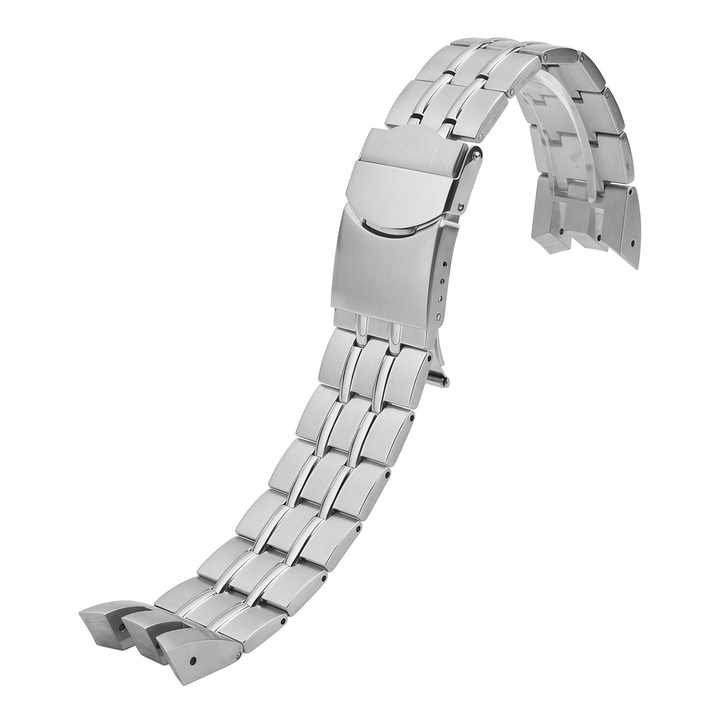 Replacement 21mm Curved Steel Bracelet for Swatch YRS403/YRS412/YRS402G