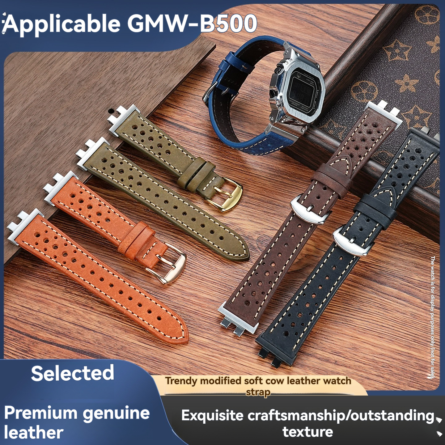 Replacement   Leather Strap Kit for Casio GMW-B5000