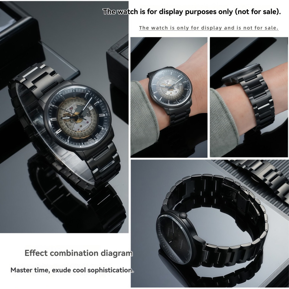 Replacement 21mm Stainless Steel Bracelet for Mido Commander M021626/M021431