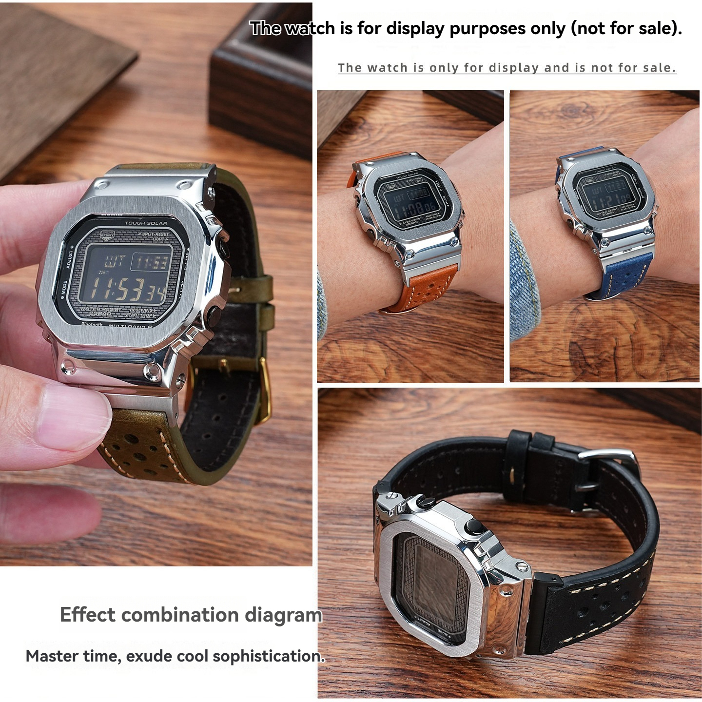 Replacement   Leather Strap Kit for Casio GMW-B5000