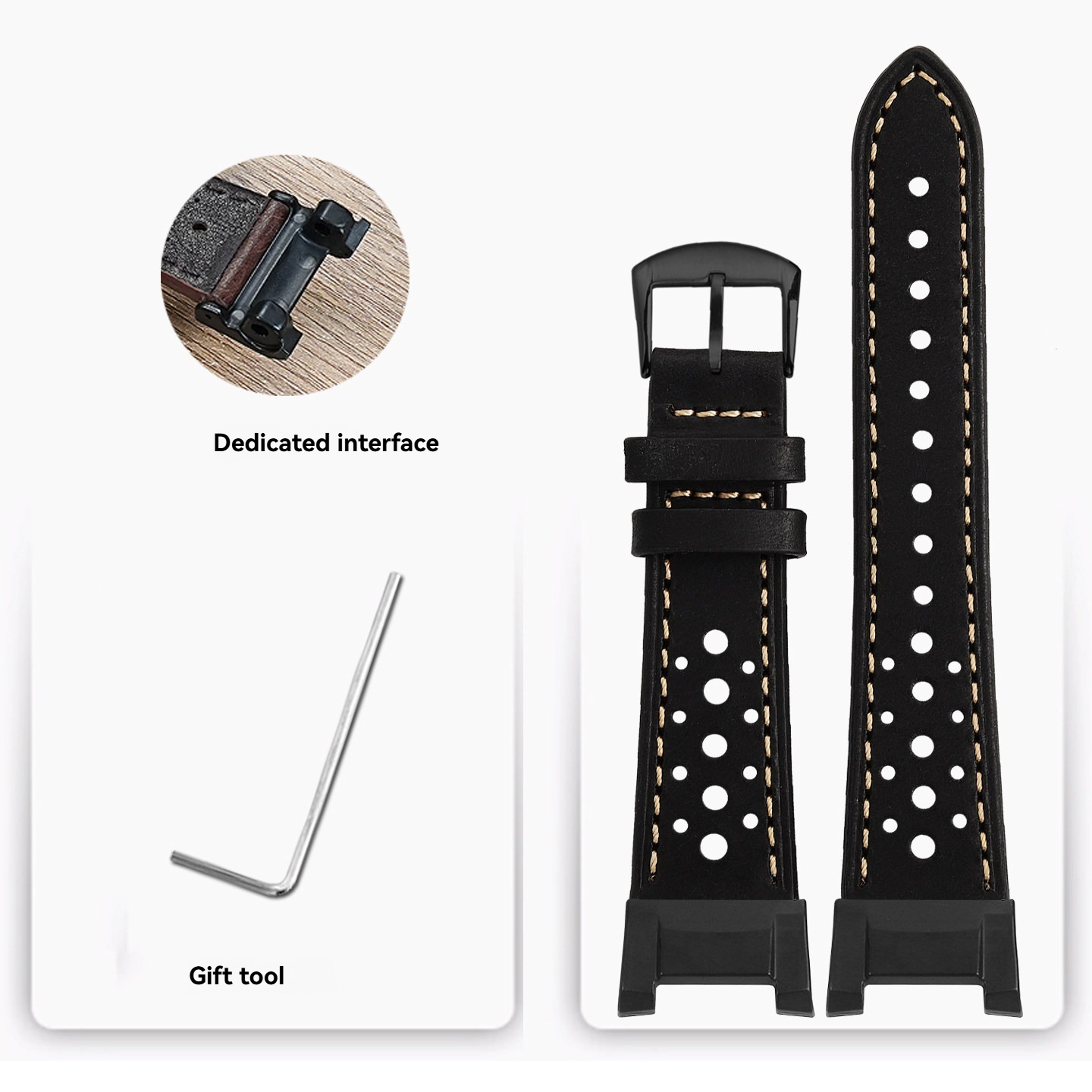 Replacement  Leather Strap Adapter Kit for Casio GWG-B1000 Mudmaster