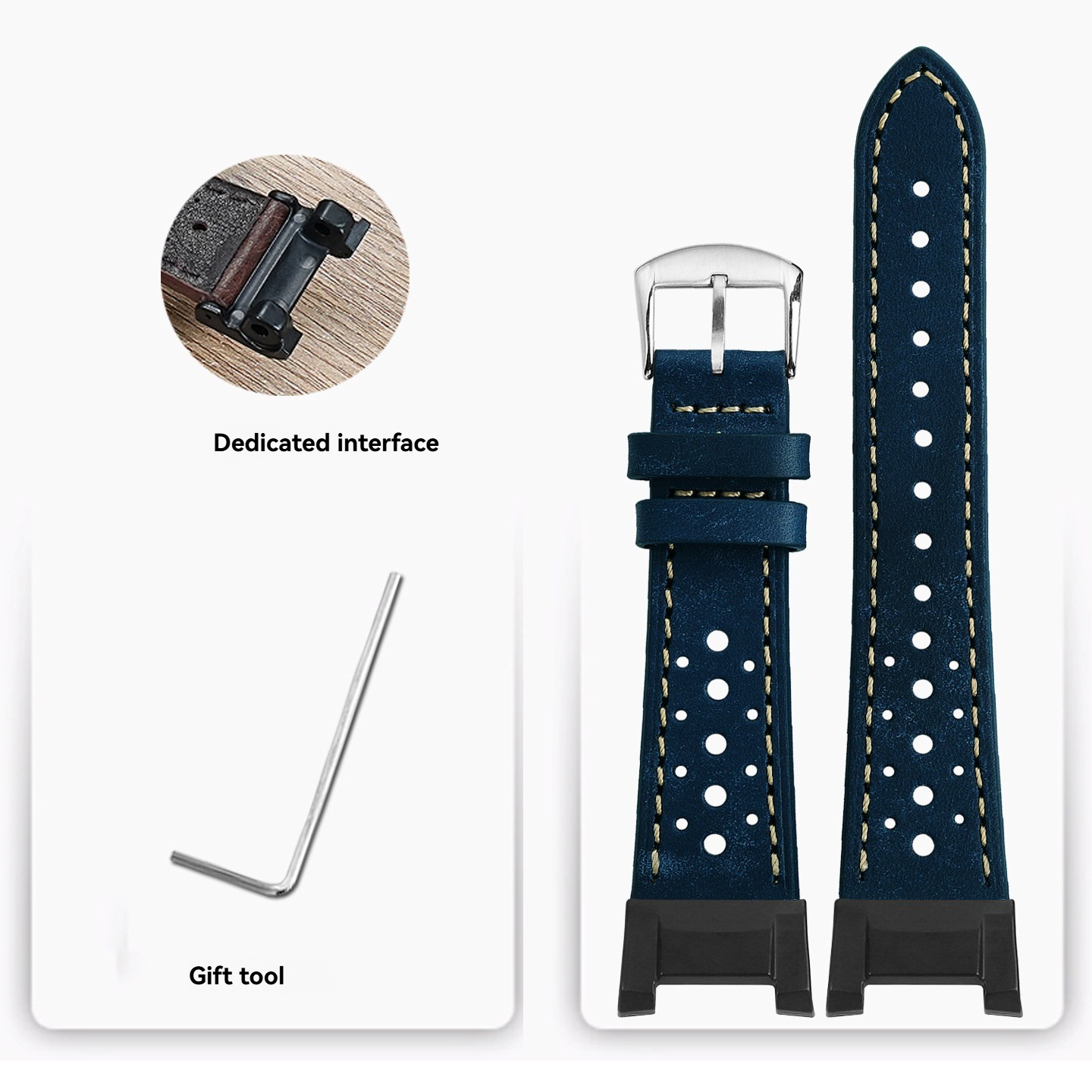Replacement  Leather Strap Adapter Kit for Casio GWG-B1000 Mudmaster