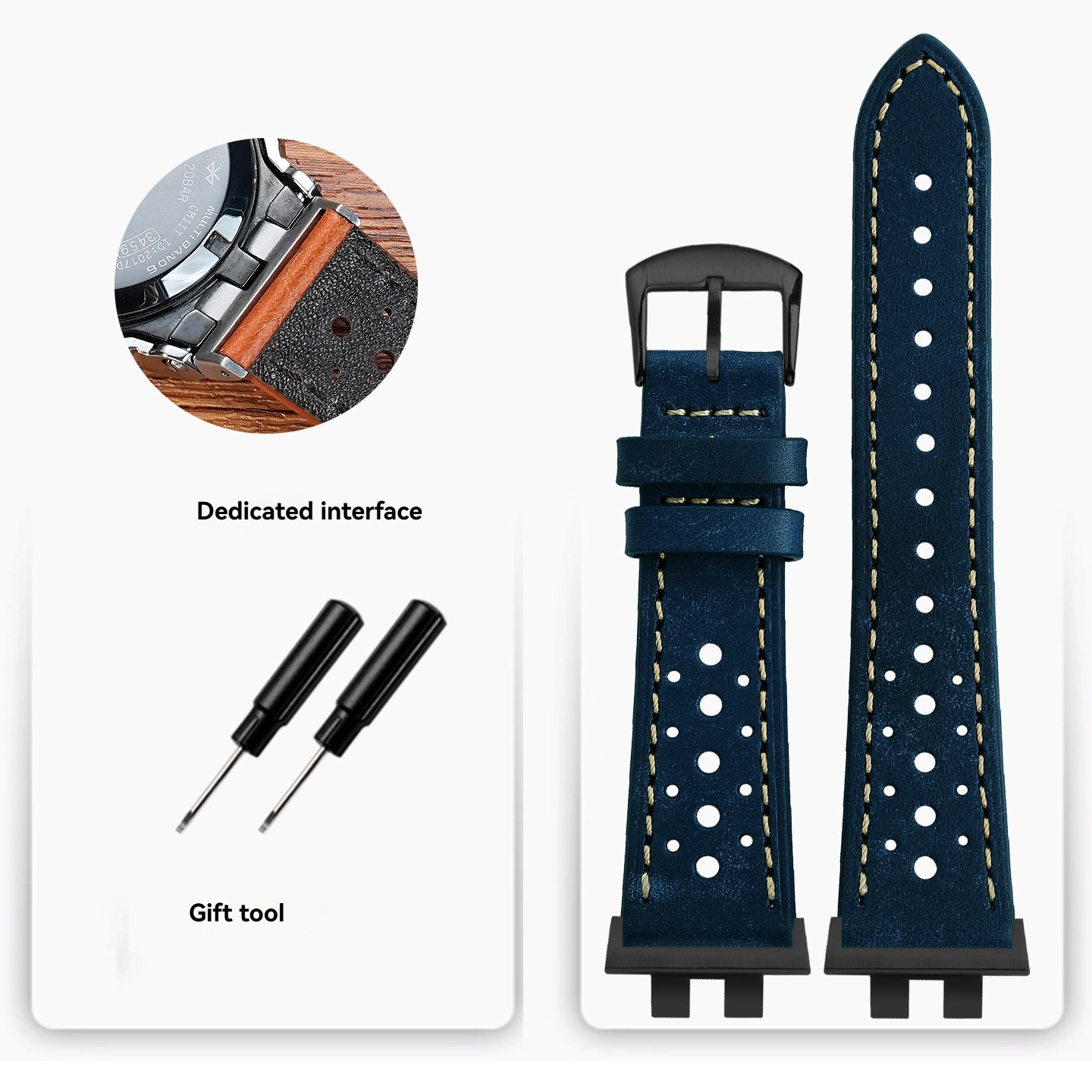 Replacement   Leather Strap Kit for Casio GMW-B5000