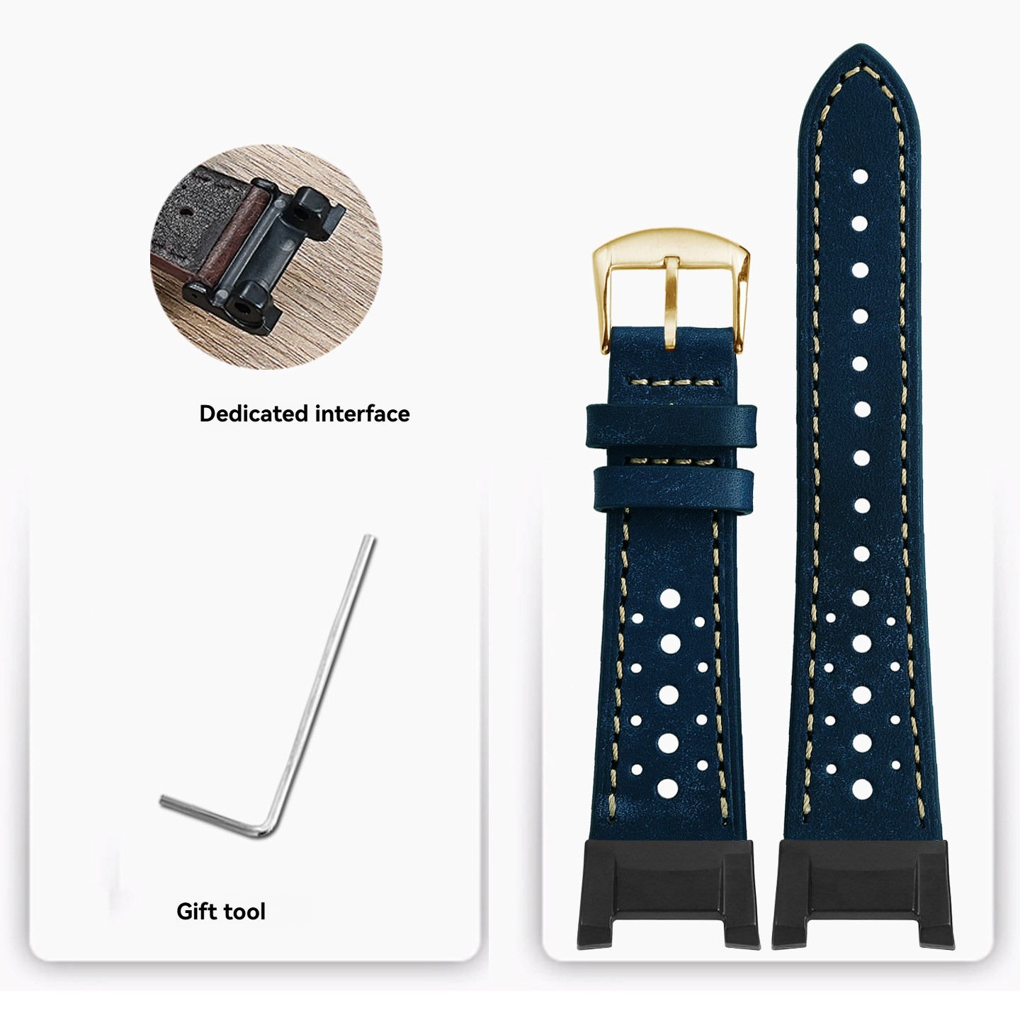 Replacement  Leather Strap Adapter Kit for Casio GWG-B1000 Mudmaster