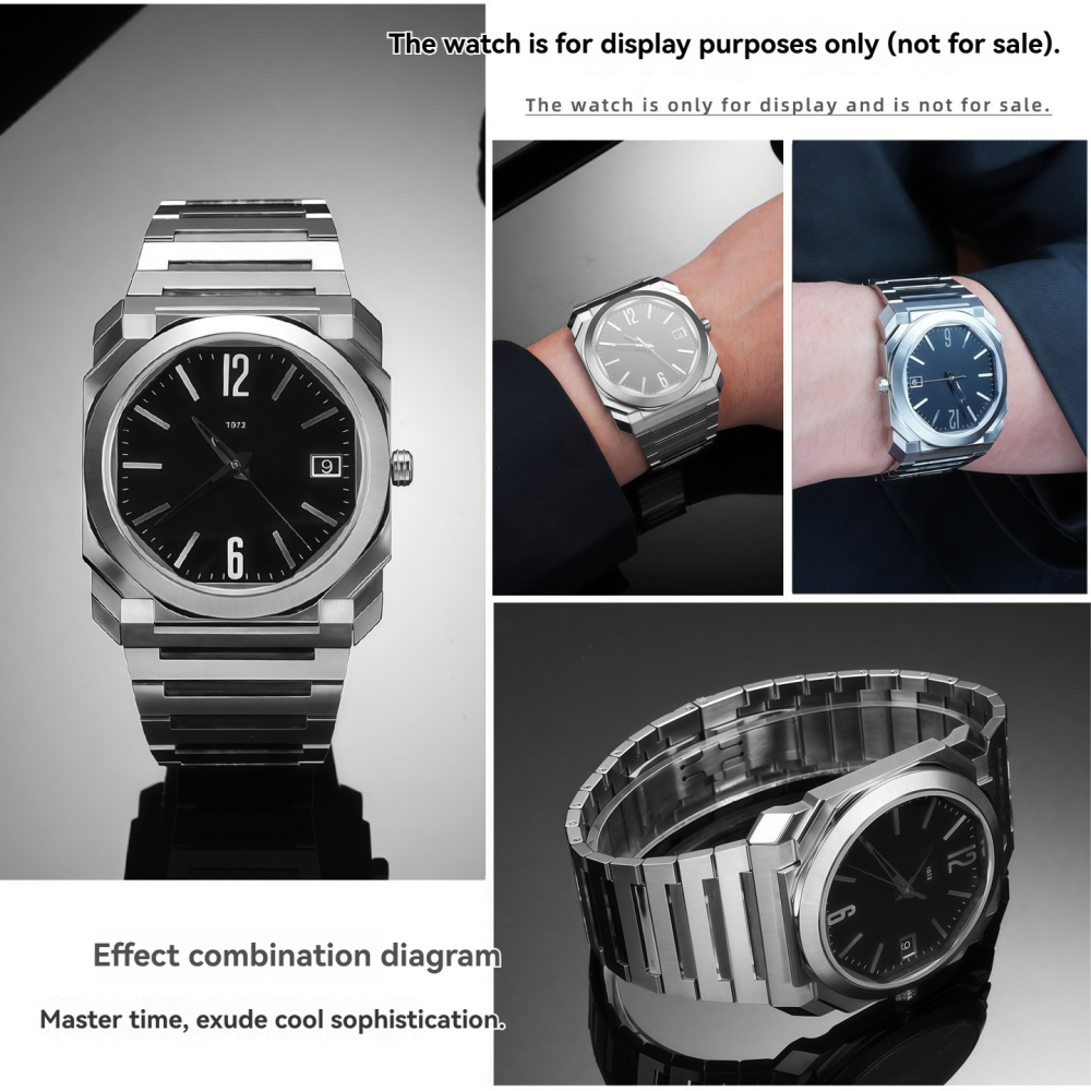 Replacement Stainless Steel Bracelet for Bulgari Octo 103297/103464
