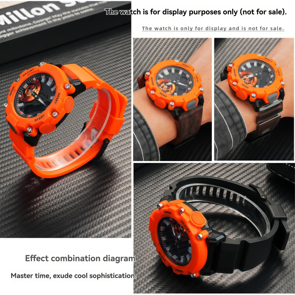 Replacement 24mm Resin Strap for Casio GA-2000/GA-2200