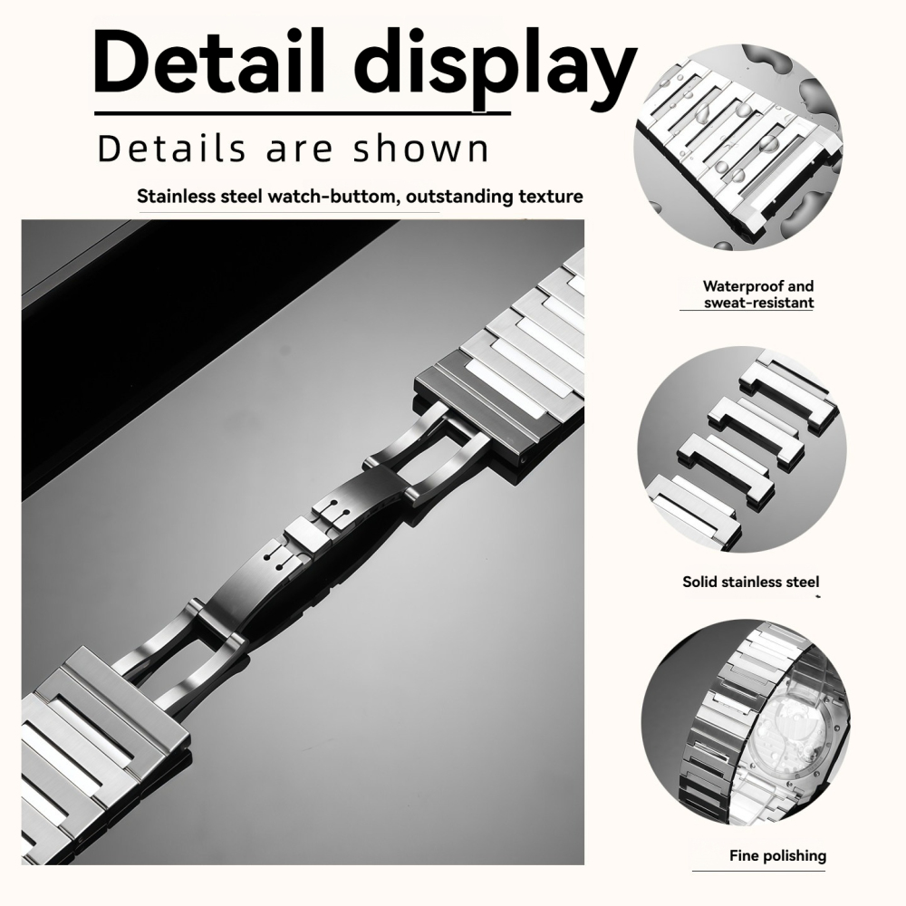 Replacement Stainless Steel Bracelet for Bulgari Octo 103297/103464