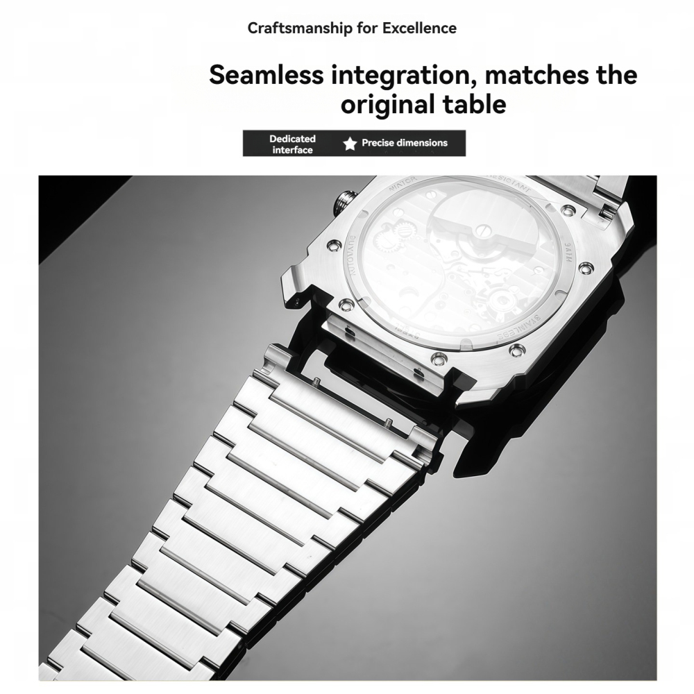 Replacement Stainless Steel Bracelet for Bulgari Octo 103297/103464