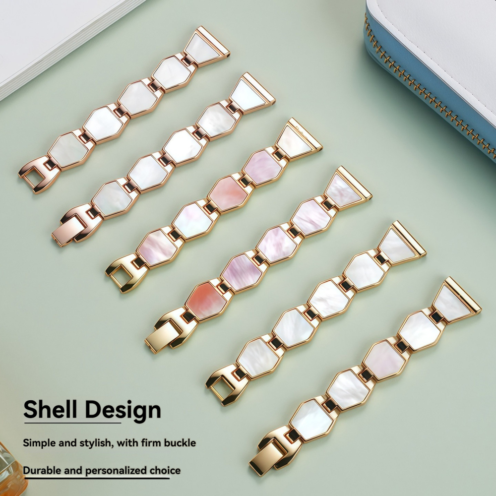 Replacement 16mm Stainless Steel Bracelet for Fiyta Clover LA8262/LA8562/LA862005