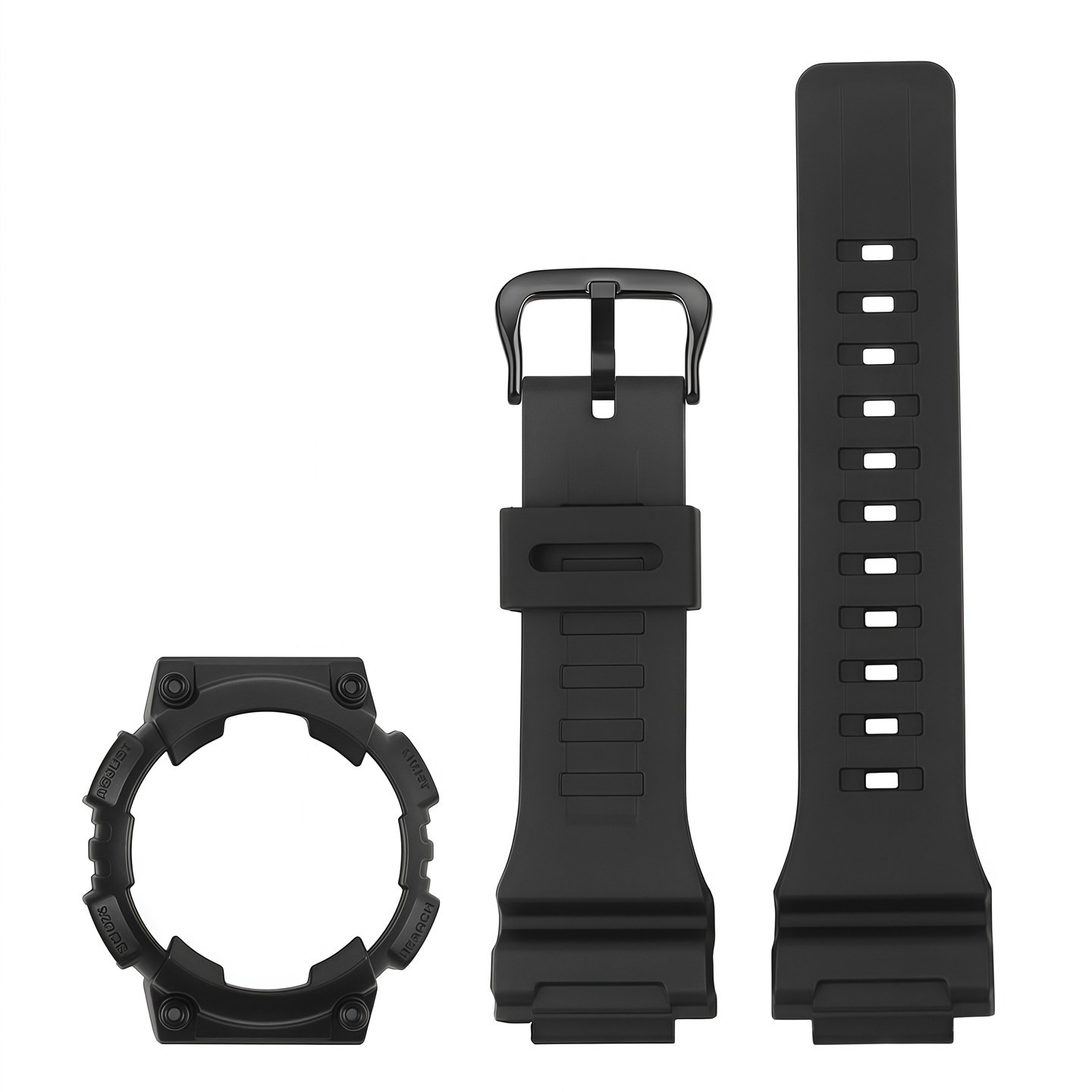 Replacement Silicone Strap & Case Set for Casio AQ-S810W