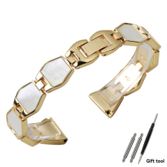 Gold color white mother of pearl