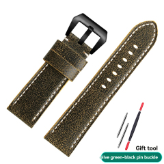 Olive green - Black