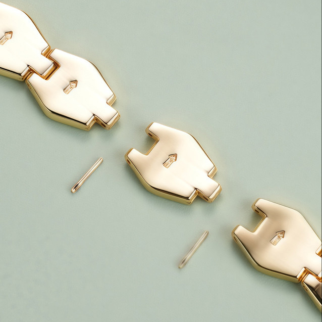 Replacement 16mm Stainless Steel Bracelet for Fiyta Clover LA8262/LA8562/LA862005