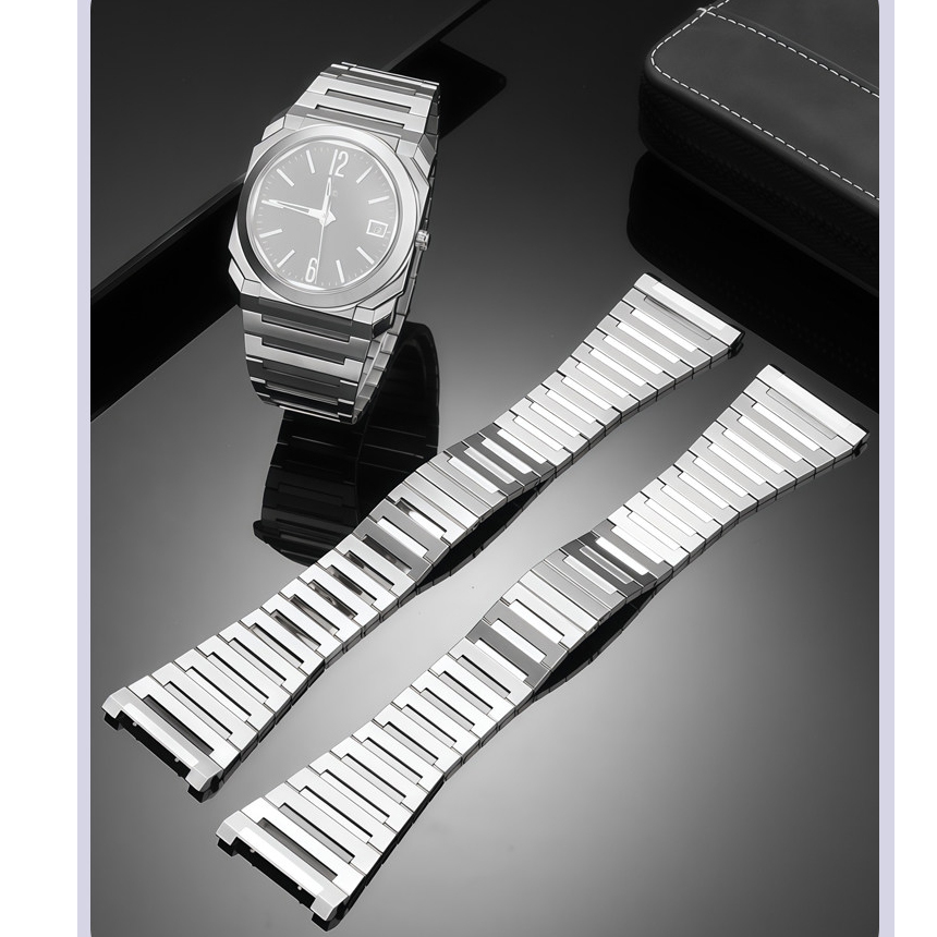 Replacement Stainless Steel Bracelet for Bulgari Octo 103297/103464