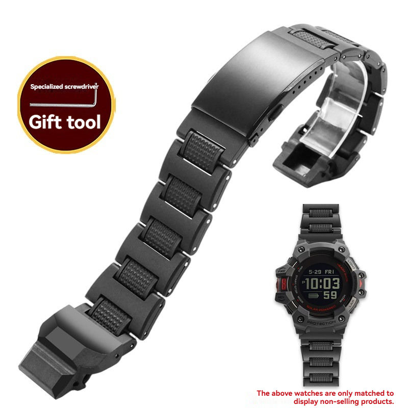 Lightweight Plastic Steel Watch Band for Casio GBD-H1000 3475
